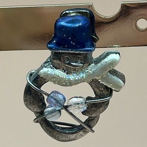 Christmas Snowman Earrings